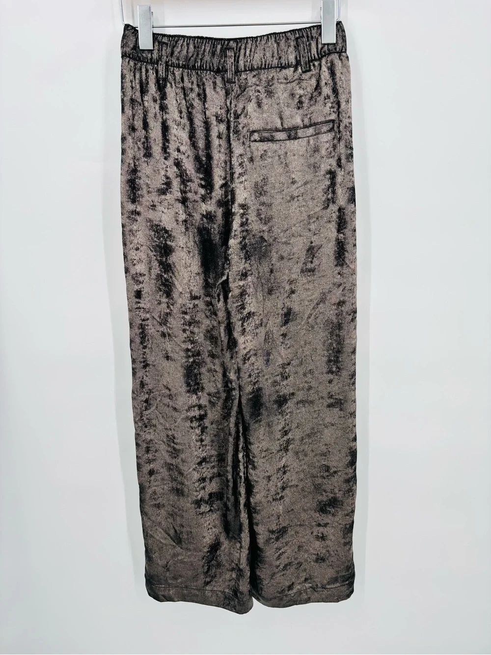 Free People Hi-Fi metallic pants
